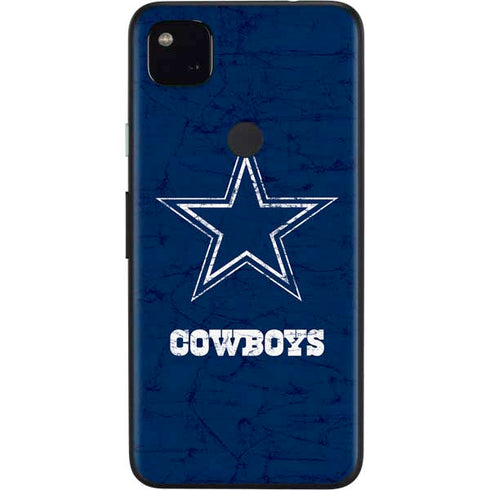 NFL Dallas Cowboys Distressed Google Pixel 4a Skin